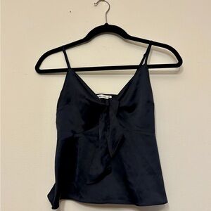 Abercrombie & Fitch Black Camisole with Tie Front